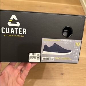 Travis Mathew Cuater sz 10 navy blue golf shoe sneaker